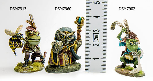 Size of Dark Sword Miniatures