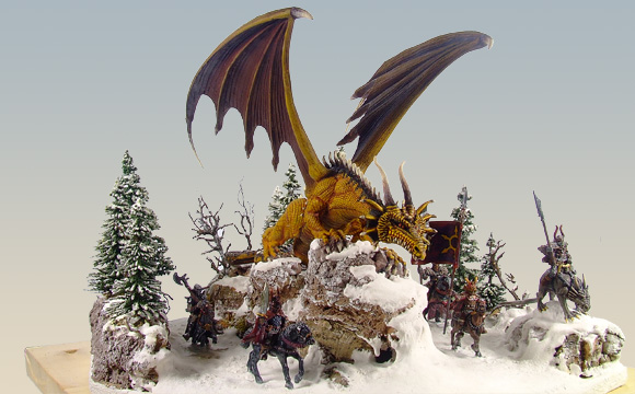 Golden Dragon Diorama