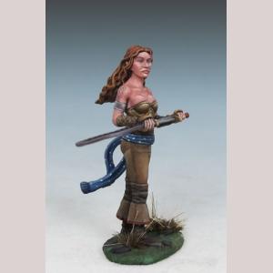 Angelica - Female Half Elven Warrior with Sword