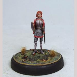 Tara Swiftblade - Female Elven Warrior with Sword/Shield