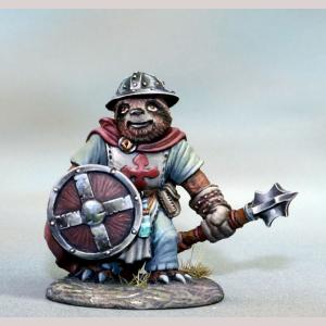Sloth Cleric with Mace and Shield