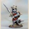 Ragdoll Cat Warrior with Two Handed Sword
