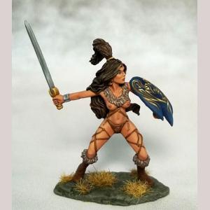 Amazon Warrior with Sword and Shield