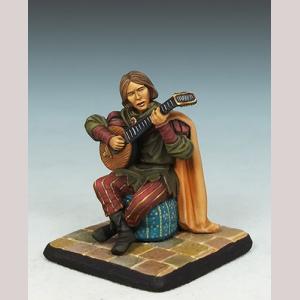 Male Minstrel with Lute