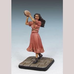 Female Minstrel with Tambourine