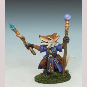 Fox Shaman with Staff and Wand