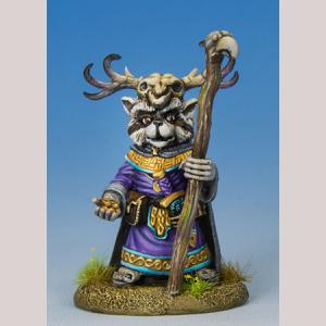 Raccoon Druid with Stafff