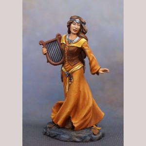 Female Bard with Harp