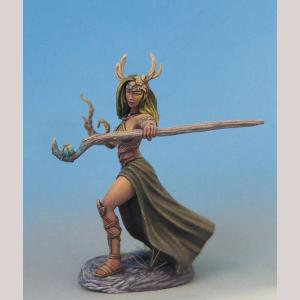 Female Druid with Staff