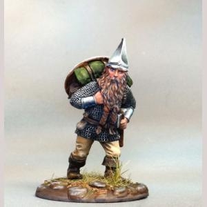 Marching Male Dwarven Warrior