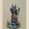 Female Druid with Staff and Owl